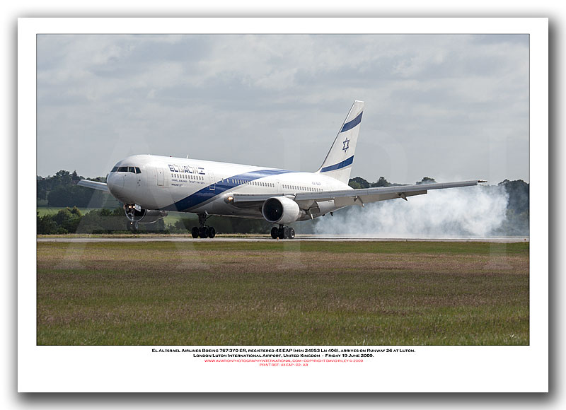 4X-EAP - El Al Israel Airlines Boeing 767-3Y0 ERM (Msn 24953 Ln 406) - 02