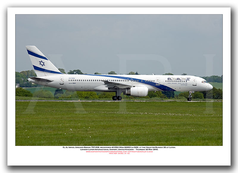 4X-EBU - El Al Israel Airlines Boeing 757-258 (Msn 2603 Ln 406) - 01