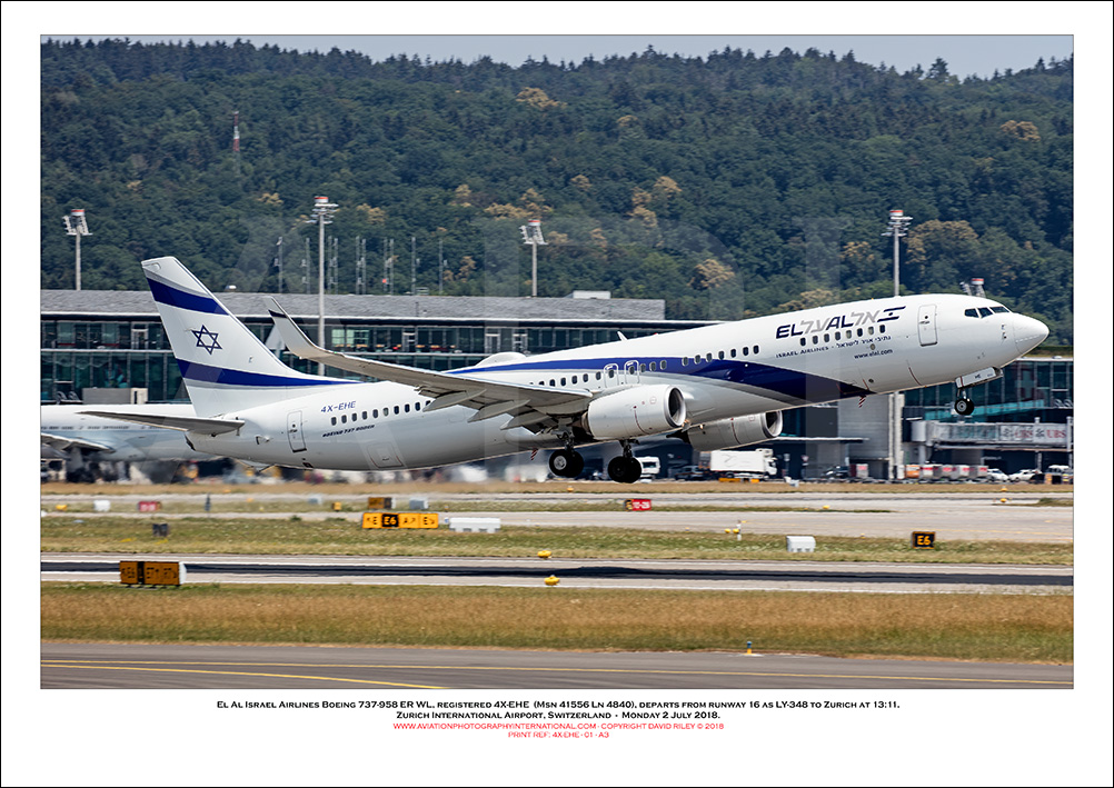 4X-EHE - El Al Israel Airlines Boeing 737-958 ER WLR (Msn 41556 Ln 4840) - 01