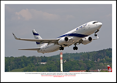 4X-EKO - El Al Israel Airlines Boeing 737-86Q WL (Msn 30287 Ln 1308) - 01