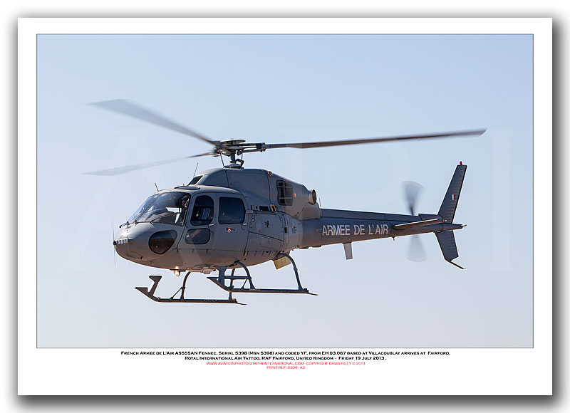 5398 - French Armee de L'Air AS555AN Fennec (Msn 5398) - 01