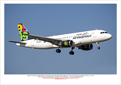 5A-ONA - Afriqiyah Airways Airbus A320-214, (Msn 3224) - 01