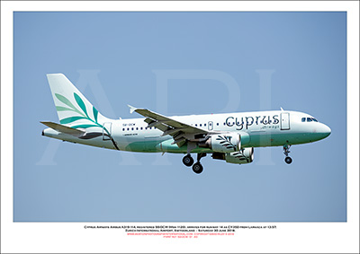 5B-DCW - Cyprus Airways Airbus A319-114 (Msn 1129) - 01