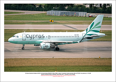 5B-DCX - Cyprus Airways Airbus A319-114 (Msn 1091) - 02