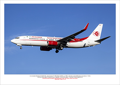 7T-VKB - Air Algerie Boeing 737-8D6 WL  (Msn 34165 Ln 1768) - 01
