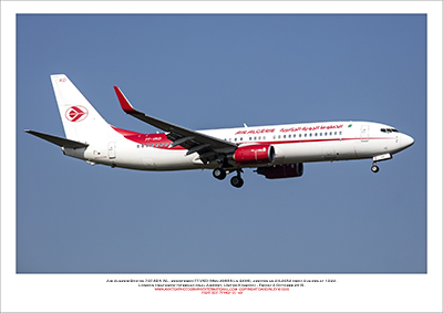 7T-VKD - Air Algerie Boeing 737-8D6 WL  (Msn 40858 Ln 3406) - 01