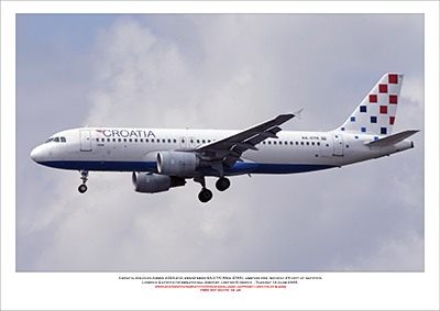 9A-CTK - Croatia Airlines Airbus A320-214 (Msn 3785) - 02