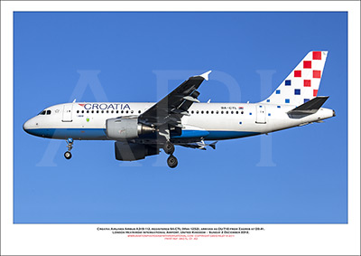 9A-CTL - Croatia Airlines Airbus A319-112 (Msn 1252) - 01