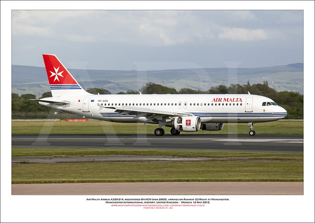 9H-AEN - Air Malta Airbus A320-214  (Msn 2665) - 01