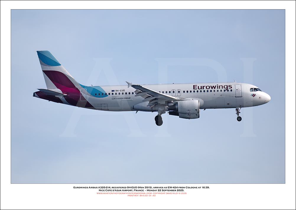 9H-EUO - Eurowings Airbus A320-214  (Msn 3515) - 01