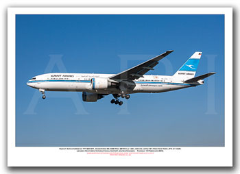 9K-AOB -  Kuwait Airways Boeing 777-269 ER (Msn 28744 Ln 145) - 02