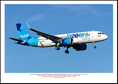 9K-CBB -Jazeera Airways Airbus A320-251N SL  (Msn 9002) - 01