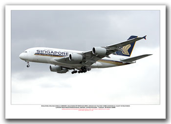 9V-SKB - Singapore Airlines Airbus A380-841 (Msn 005) - 01