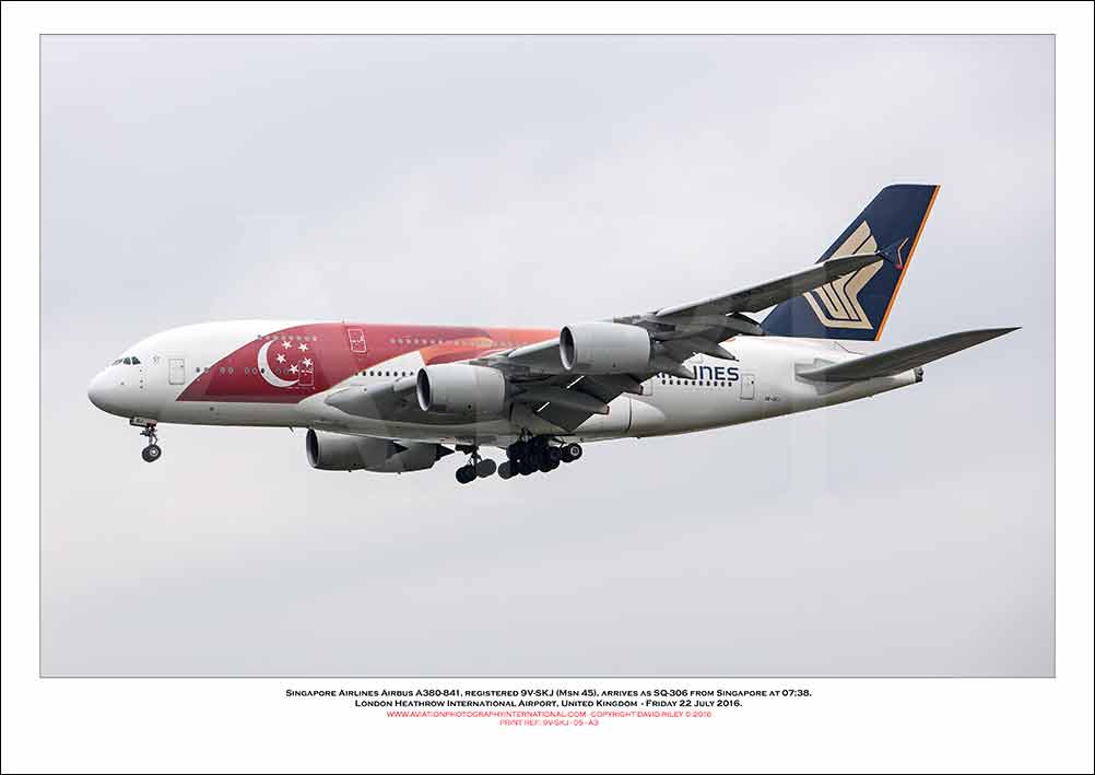 9V-SKJ - Singapore Airlines Airbus A380-841 (Msn 045) - 05