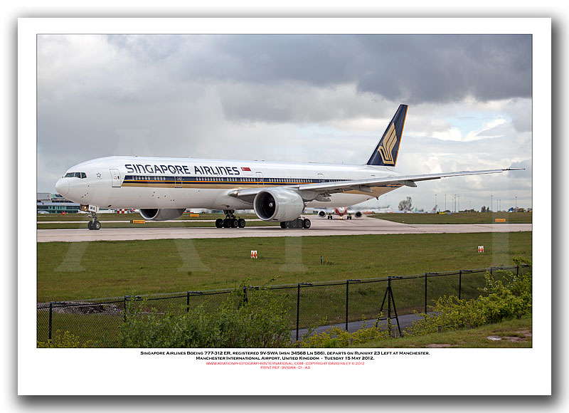 9V-SWA - Singapore Airlines Boeing 777-312 ER (Msn 34568 Ln 586) - 01