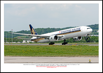 9V-SWF - Singapore Airlines Boeing 777-312 ER (Msn 34571 Ln 603) - 01