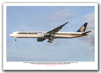 9V-SWU - Singapore Airlines Boeing 777-312 ER (Msn 42235 Ln 1124) - 01