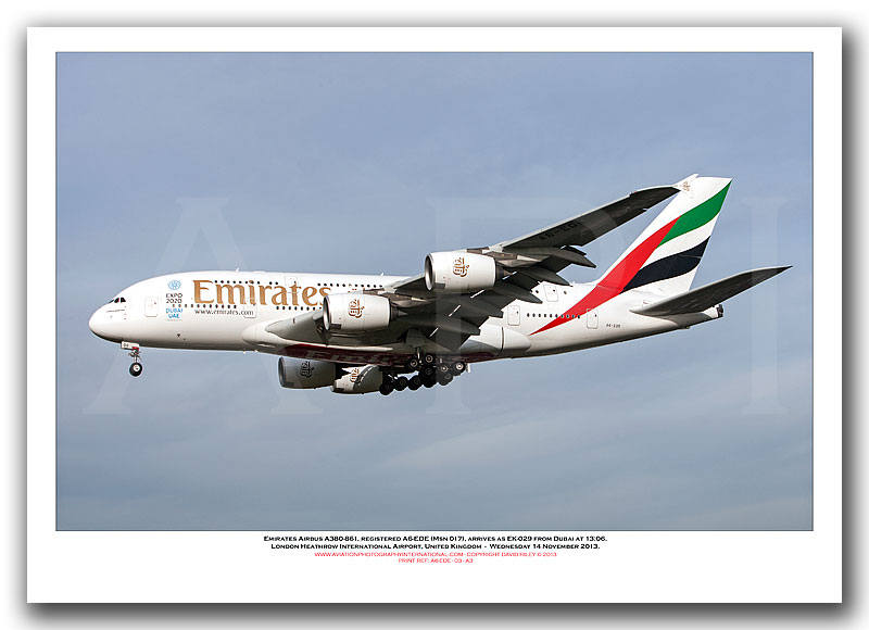 A6-EDE - Emirates Airbus A380-861 (Msn 017) - 03