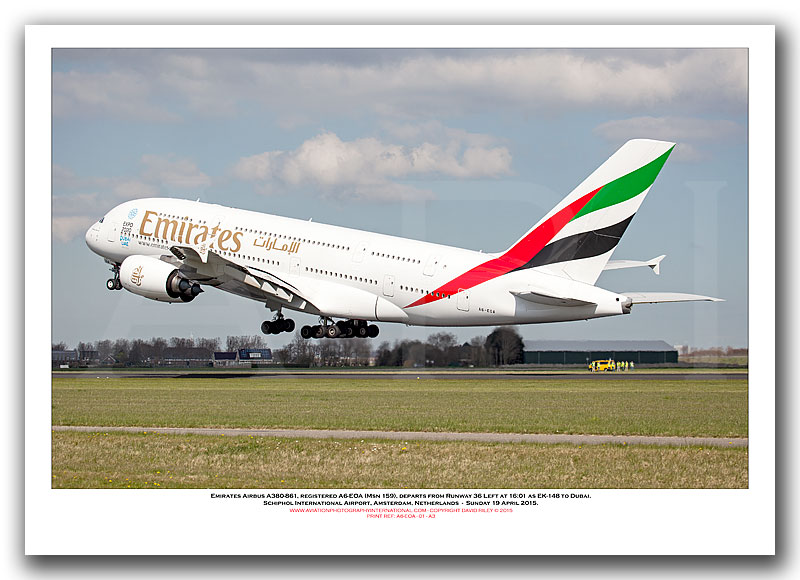 A6-EOA - Emirates Airbus A380-861 (Msn 159) - 01