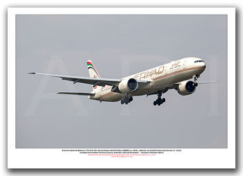 A6-ETN - Etihad Airways Boeing 777-3FX ER (Msn 39689 Ln 1086) - 01