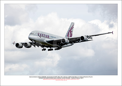 A7-APE - Qatar Airways Airbus A380-861  (Msn 181) - 02