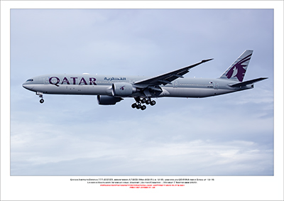 A7-BEB - Qatar Airways Boeing 777-3DZ LR (Msn 43215 Ln 1218) - 01