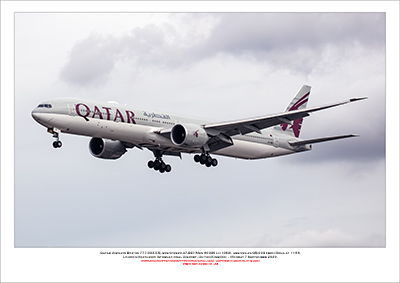 A7-BEI - Qatar Airways Boeing 77732DZ LR (Msn 60335 Ln 1384)- 01