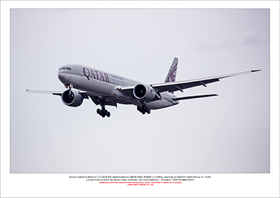 A7-BEW - Qatar Airways Boeing 777-32DZ LR (Msn  65304 Ln 1563)- 01