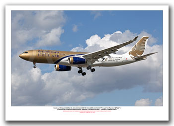 A9C-KC  - Gulf Air Airbus A330-243  (Msn 286) - 01