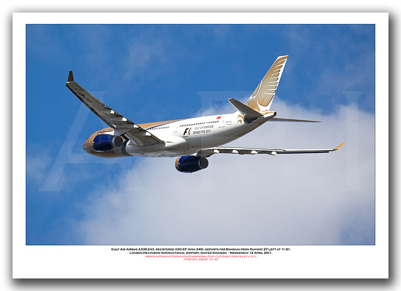 A9C-KF  - Gulf Air Airbus A330-243  (Msn 340) - 01
