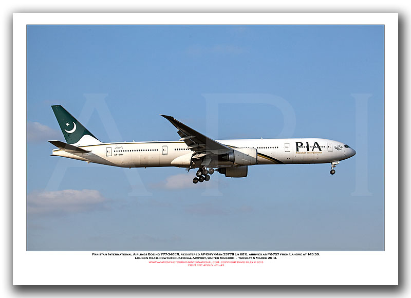 AP-BHV - Pakistan International Airlines Boeing 777-340 ER  (Msn 33778 Ln 601) - 02