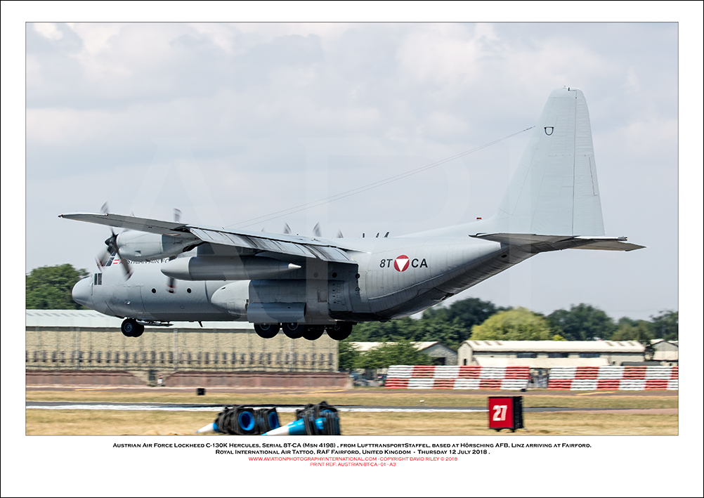 AUSTRIAN-8T-CA - Austrian Air Force Lockheed C-130K Hercules,  (Msn 4198) - 01