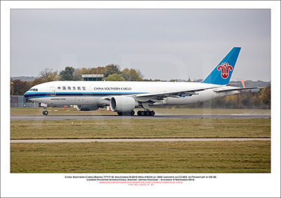 B-2010 - China Southern Cargo Boeing 777-F1B (Msn 41634 Ln 1268) - 01