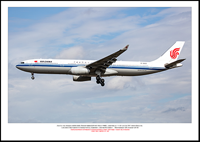 B-6102 - Air China Airbus A330-243  (Msn 1695) - 01