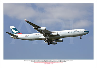 B-HXC-  Cathay Pacific Airbus A340-313X (Msn 142) - 01