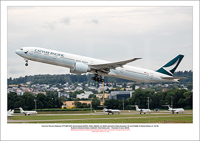 B-KPU-  Cathay Pacific Boeing 777-367 ER (Msn 39233  Ln 934) - 01
