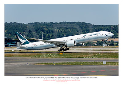 B-KPV-  Cathay Pacific Boeing 777-367 ER (Msn 37901  Ln 941) - 01