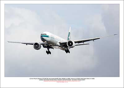 B-KQC-  Cathay Pacific Boeing 777-367 ER (Msn 39236 Ln 1040) - 01