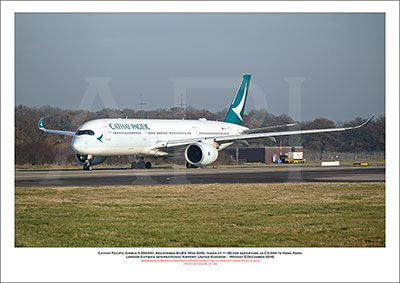B-LRA-  Cathay Pacific Airbus A350-941  (Msn 029) - 01