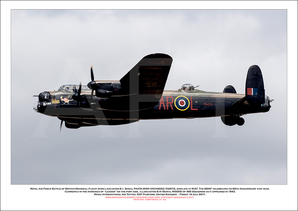 BBMF-PA474 - Royal Air Force Battle of Britain Memorial Flight Avro Lancaster B.1 (Msn VACH0052/D2973) - 01