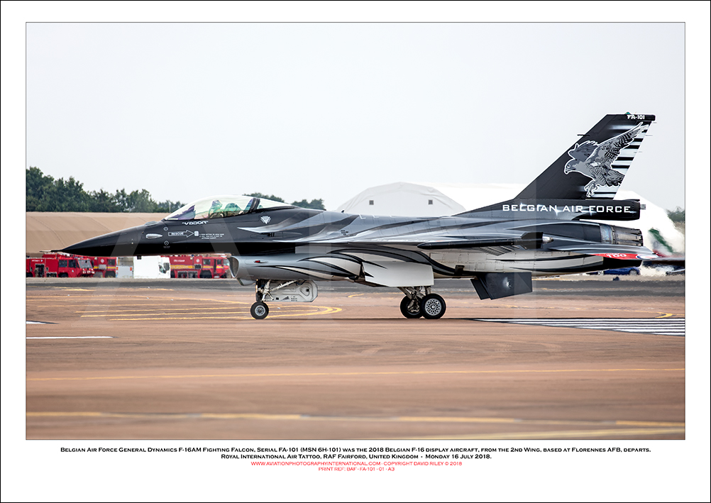 BEGIUM-FA-101 - Belgian Air Force General Dynamics F-16AM Fighting Falcon  (Msn 6H-101) - 01