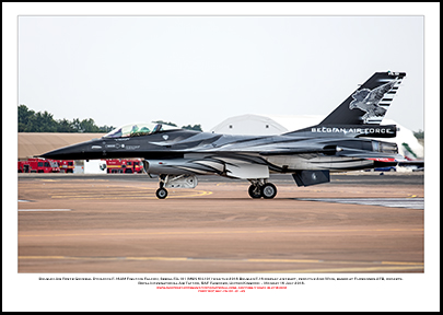BEGIUM-FA-101 - Belgian Air Force General Dynamics F-16AM Fighting Falcon  (Msn 6H-101) - 01