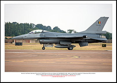 BEGIUM-FA-129 - Belgian Air Force General Dynamics F-16AM Fighting Falcon  (Msn 6H-129) - 01