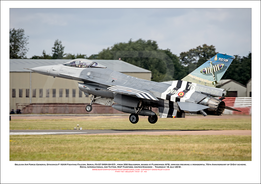 BEGIUM-FA-57 - Belgian Air Force General Dynamics F-16AM Fighting Falcon  (Msn 6H-57) - 01