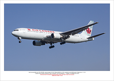 C-FCAF - Air Canada Boeing 767-375 ER (Msn 24084 Ln 219) - 01