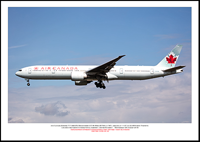 C-FIVS - Air Canada Boeing 777-333 ER  (Msn 35784 Ln 797)  - 02