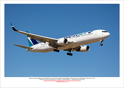 C-FWAD - Westjet Airlines Boeing 767-338 ER WL  (Msn 25363 Ln 402) - 01
