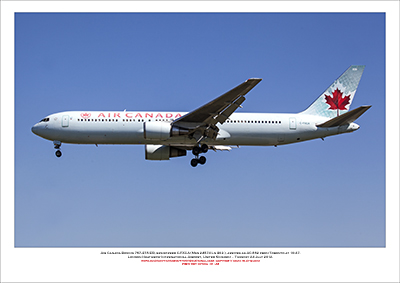 C-FXCA - Air Canada Boeing 767-38E ER (Msn 24574 Ln 302 ) - 01