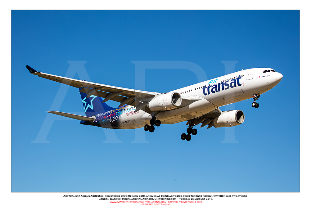 C-GGTS - Air Transat Airbus A330-243  (Msn 250) - 01