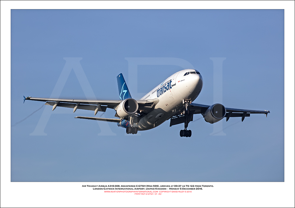 C-GTSH - Air Transat Airbus A310-308  (Msn 599) - 01
